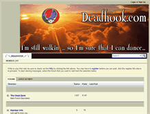 Tablet Screenshot of deadhook.com